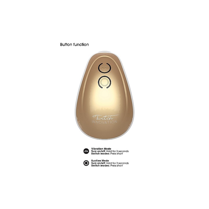 Twitch Hands - Free Suction & Vibration Toy - Gold